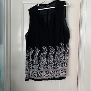 Black tank tunic